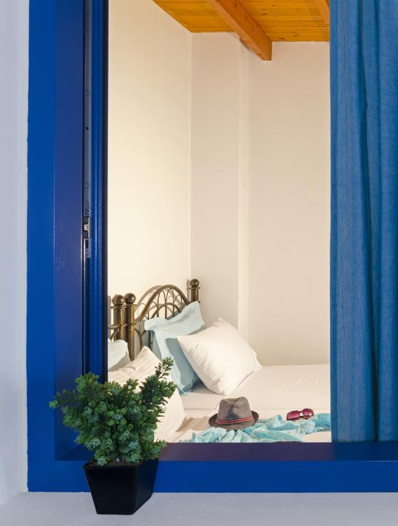 Άσπρο Μπλε Διαμέρισμα Astypálaia Δωμάτιο φωτογραφία